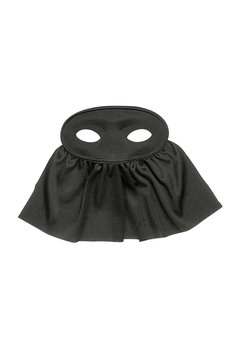 oogmasker zwart met sluier