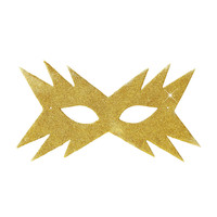 oogmasker, ster goud