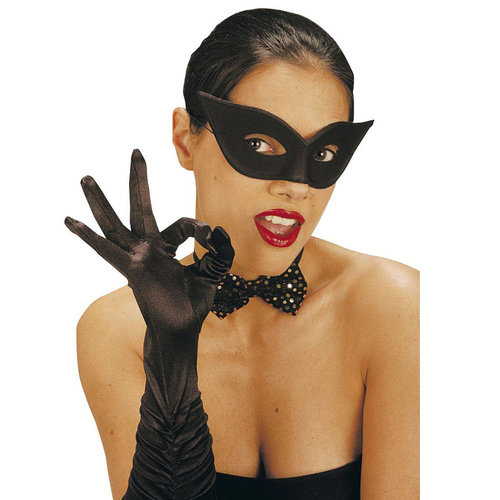 oogmasker papillion zwart