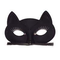 oogmasker zwarte kat