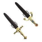 decoratieve dolk met schede