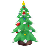 opblaasbare kerstboom 183cm, gebruik binnen en buiten