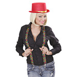 bretels met gekleurde bollen