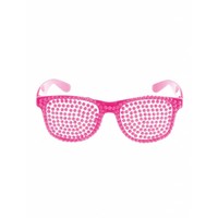Roze bril met diamanten