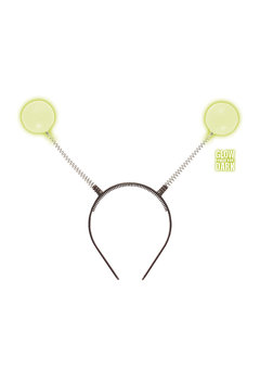 hoofdband met antenne, lichtgevend in donker