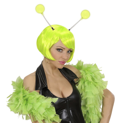 hoofdband met antenne, lichtgevend in donker