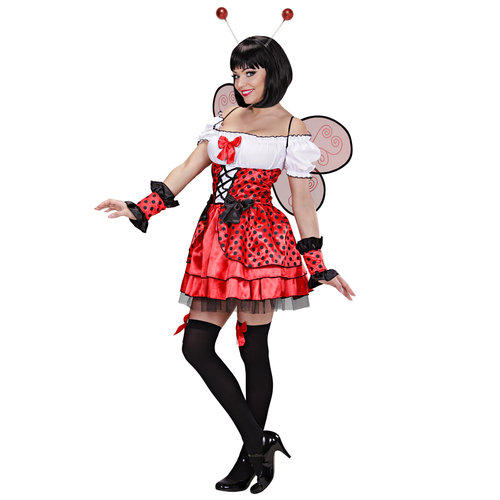 hoofdband met antenne, rood glitter