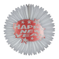 happy new year papier decoratie rood