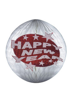 happy new year papier decoratie rood