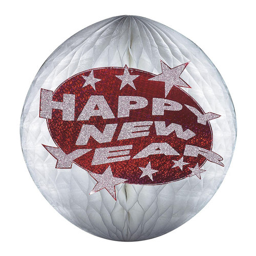 happy new year papier decoratie rood