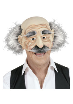 masker oude man zonder kin