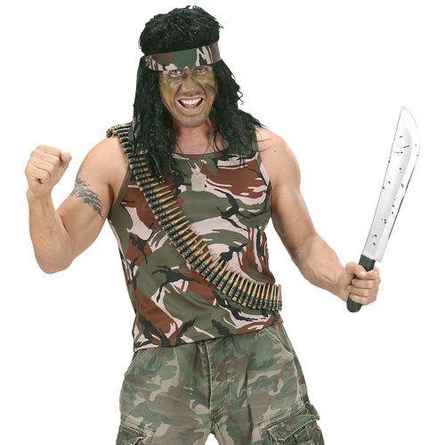 machet mes met bloed 54cm