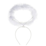 haarband met aureool, wit
