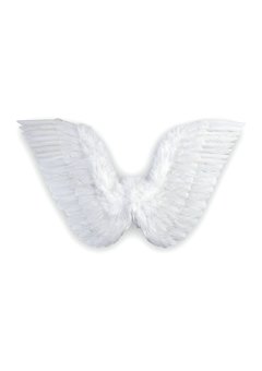 gevederde vleugels wit 86x31