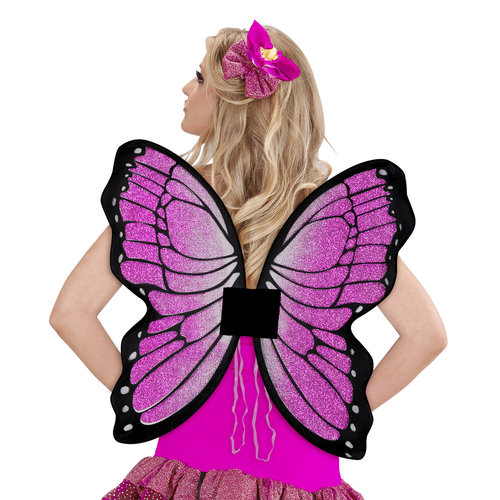 glittervleugels vlinder 50x50cm