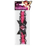 kousenband rose met rose hartje