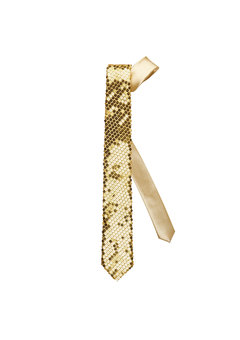 stropdas pailletten goud