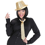 stropdas pailletten goud