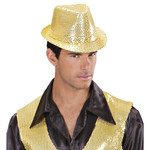gangsterhoed pailletten goud