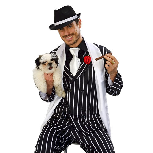 witte satijnen sjaal