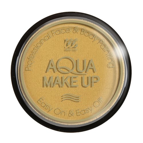 aqua make-up metalic 15gr, goud
