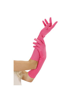 handschoen lang neon, rose