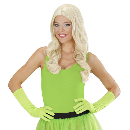 handschoen lang neon, groen