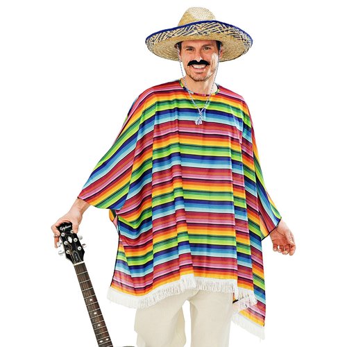 poncho set met sombrero