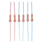 nippende piemel rietjes per 6