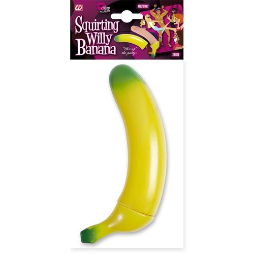 spuitende piemel banaan