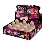 display plakkende piemel