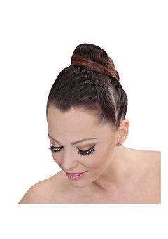 oogwimpers zwart, puntig met strass