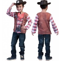 Ruige cowboyshirtjes voor kinderen in sD