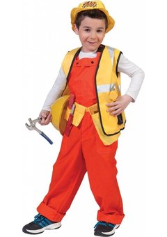 Oranje werk overalls voor kinderen