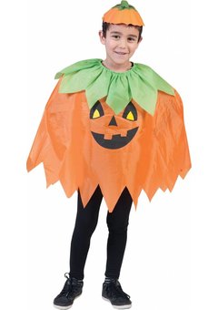Pompoen cape voor kinderen