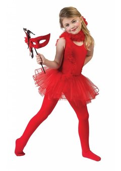 Rood balletpakje voor kinderen