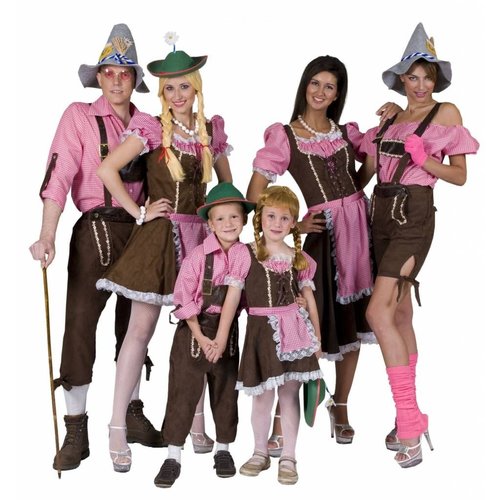 Carnavalskleding: Tiroler jurk Rosa