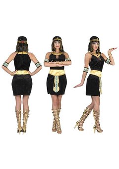 Egyptische Cleopatra jurk zwart