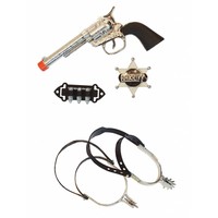 Ruige cowboy set John 5-delig