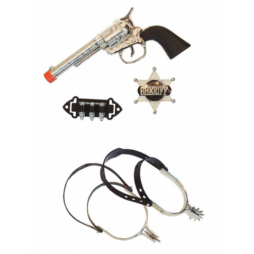 Ruige cowboy set John 5-delig