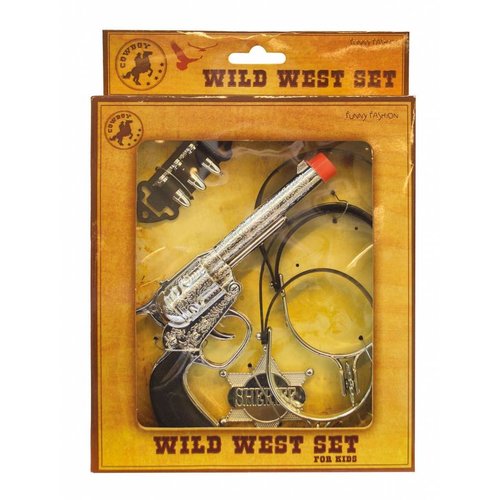 Ruige cowboy set John 5-delig