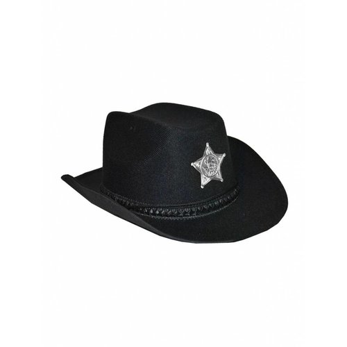 Ruige sheriff hoed met ster