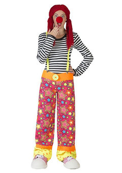 Clown broek Sparkie met sterren