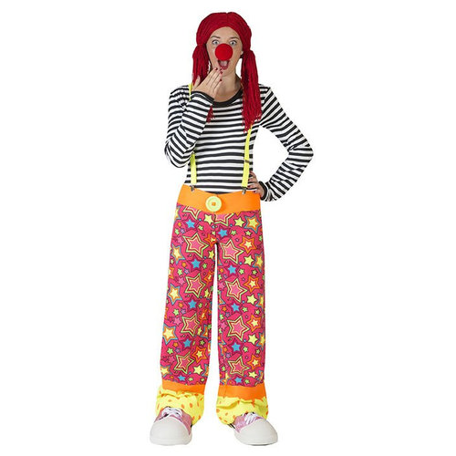 Mooie clown verkleed broek met mooie sterretjes