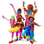 Mooie clown verkleed broek met mooie sterretjes