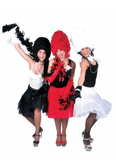 Tule rok stroken zwart