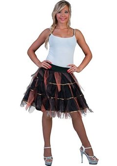 Petticoat zwart goud