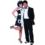 Zwart wit retro jurkje Ellis