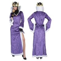 Boze koningin kostuum paars