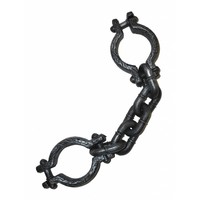 Enge mega handboeien in de kleur zwart